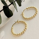 Nala Beaded Hoop Earrings