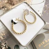 Nala Beaded Hoop Earrings