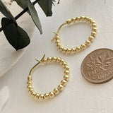 Nala Beaded Hoop Earrings