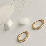 Wyst Rhinestone Sleeper Hoop