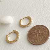 Wyst Rhinestone Sleeper Hoop