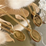 'Le Clos Normand' Birth/Wildflower Pendant