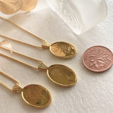 'Le Clos Normand' Birth/Wildflower Pendant