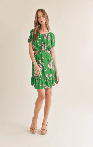 Greener Side Mini Dress