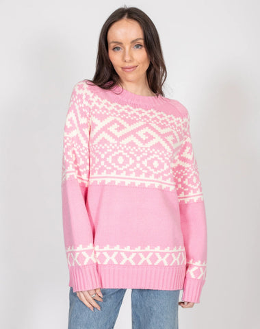 Fair Isle Knit Sweater