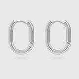 Pretty Please Oval Hoops