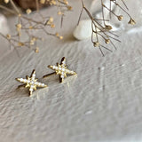 Arcturus Starburst Pave Earrings