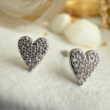 Heart of Glass Mini Stud Earrings