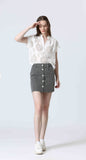 Rails Striped Skirt