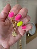 AH Chunky Chain Letter Necklace