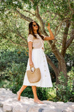 Lily Pond Midi Skirt