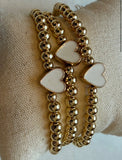 5mm Enamel Heart Bracelet