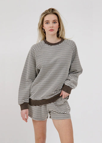 Mini Stripe Classic Crew