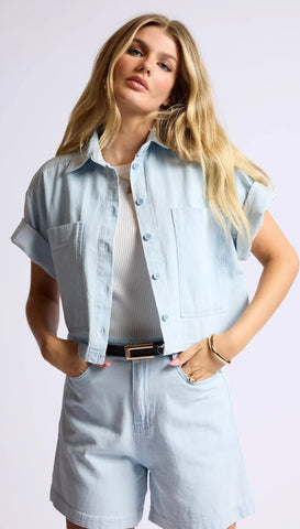 Good Morning Denim Over Shirt