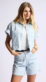 Good Morning Denim Over Shirt