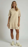 Holland Crochet Peplum Dress