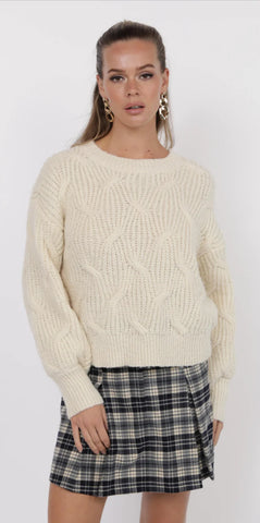Go Forth New Cable Knit Sweater