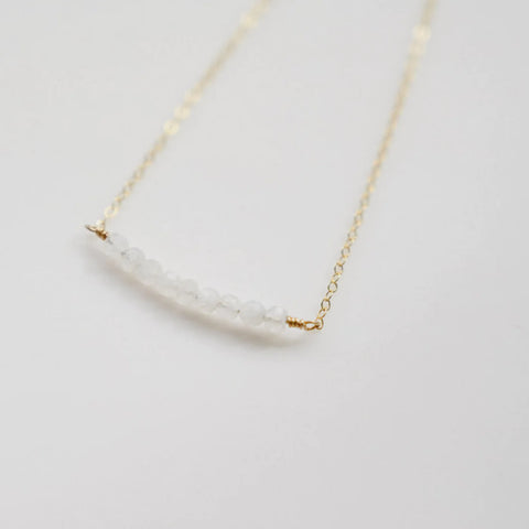 Moonstone Necklace - Gold