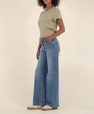 Jean Ablaze Wide Leg Jean