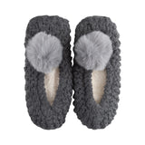 Popcorn Pompom Ballerina Slippers