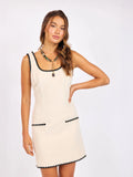Compass Embroidered Dress