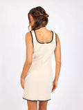 Compass Embroidered Dress