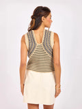 Mona Stripe Sweater Tank