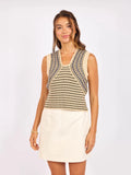 Mona Stripe Sweater Tank