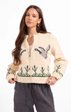 Songbird Zip Sweater