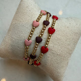 Mini Matte Heart Bracelet