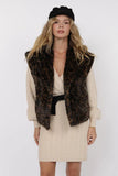 Waverly Leopard Faux Fur Vest