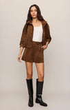 Ivory Suede Short