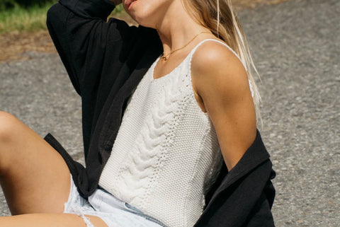 Riva Cable Knit Tank