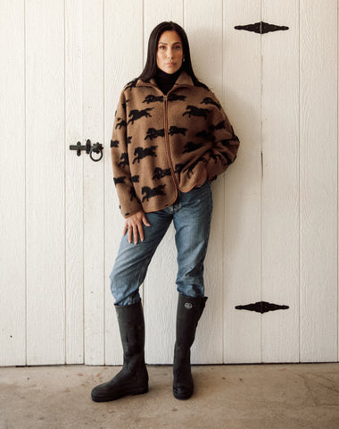 Horse Sherpa Jacket