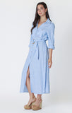 Hamptons Striped Shirt Dress