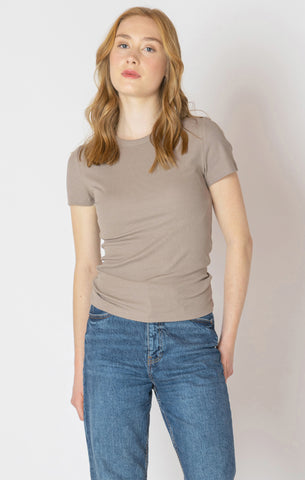 So Basic Ribbed Tee