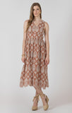 eyelet embroidered dress
