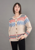 Risa Jacquard Cardigan