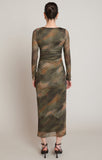 Umber Mesh Dress