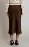 Axis Satin Midi Skirt