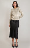 Axis Satin Midi Skirt