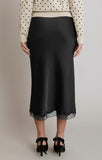 Axis Satin Midi Skirt