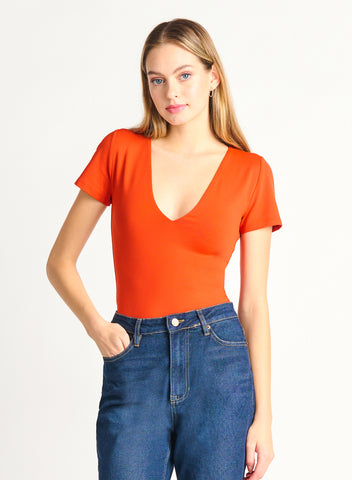 Valentine V-Neck Bodysuit