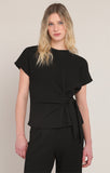 Tribute Textured Tie Top