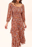 Willow Ruffled Midi Skirt