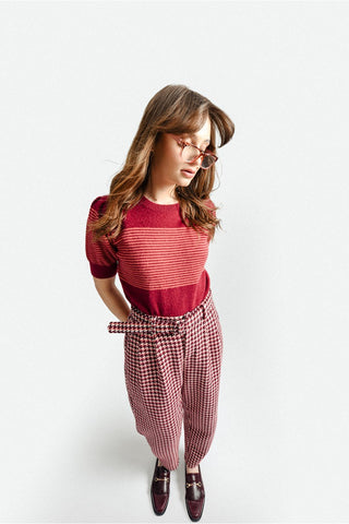 Layne Striped Knit Pullover