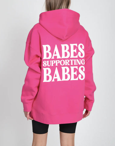 The Babes Supporting Babes Big Sister Hoodie