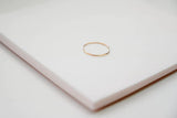 Hex Gold Stacking Ring