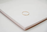 Hex Gold Stacking Ring