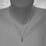 'She' Venus Symbol Charm Necklace